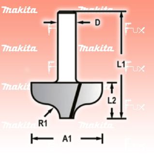 Makita Profilfräser Ogee 31,1 mm