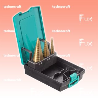 Technocraft HSS-G-M2 TiN Stufenbohrer-Satz