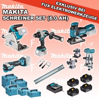 Makita Schreiner Set 2 (6.0 Ah)