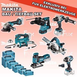 Makita Bau / Tiefbau Set 5 SOLO