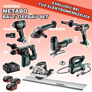Metabo Bau / Tiefbau Set  8