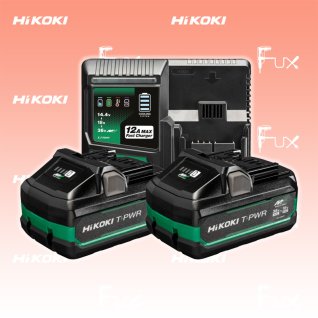 Hikoki BSL3640 x 2 + UC36YSL2 Booster Pack Multivolt