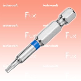 T15 Torx-Bits mit Farbring blau, 50 mm, 10 Stück