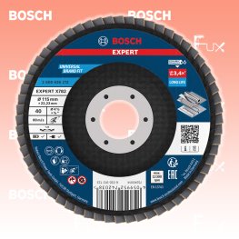 Fächerschleifscheibe X782, ⌀ 115 mm, Korn 40